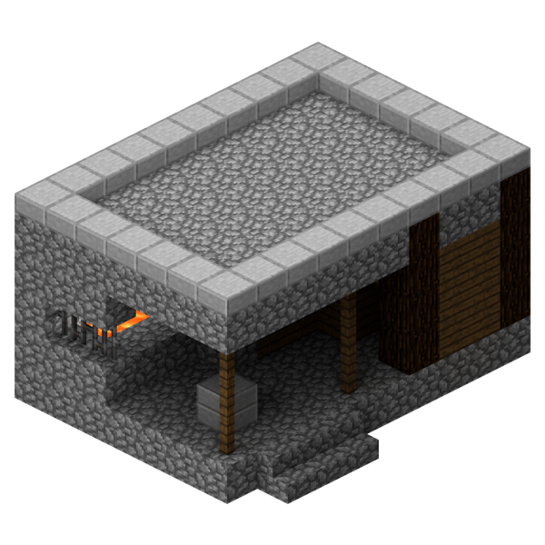 Minecraft кузница в деревне