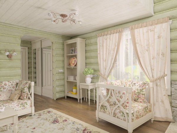 Отделка комнаты в стиле Прованс