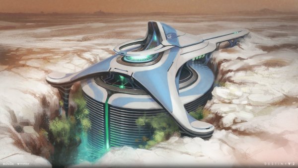 Концепт арт техника футуризм