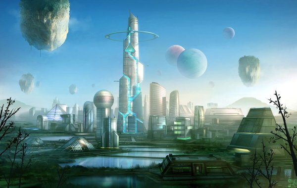 Футуристический пейзаж
