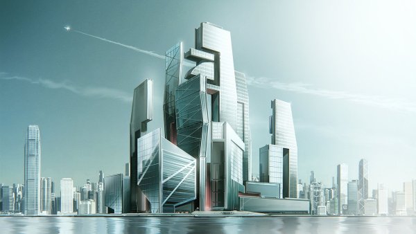 Футуристическая архитектура будущего концепт