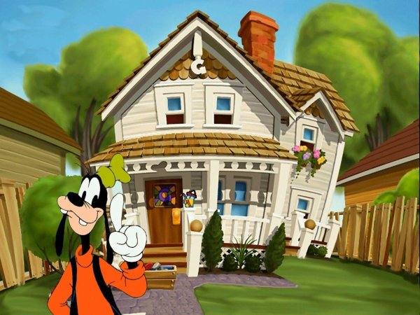 Домики из мультфильмов