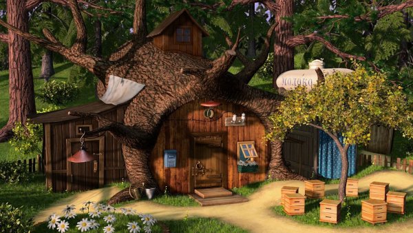 Маша и медведь дом Миши