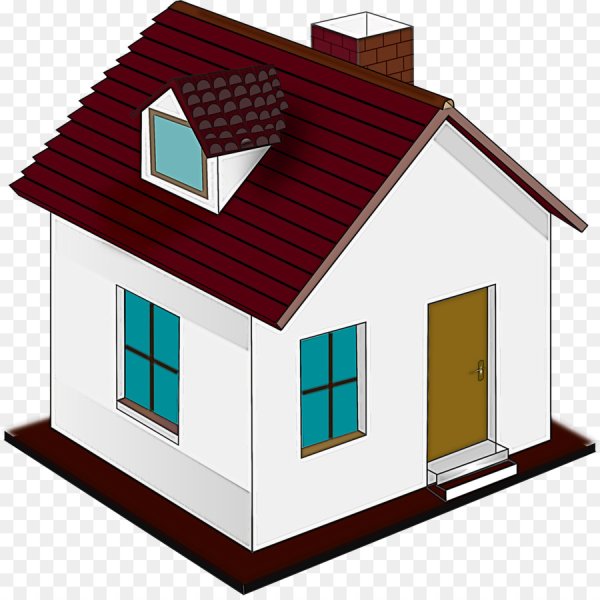 Дом на прозрачном фоне