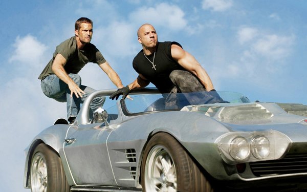 Пол Уокер и вин дизель Форсаж 1