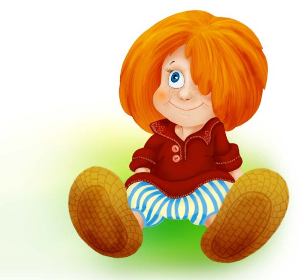 Домовёнок Кузя на прозрачном фоне