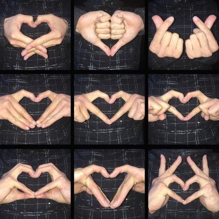 Сердечко пальцами