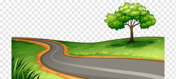 Дорога нарисованная