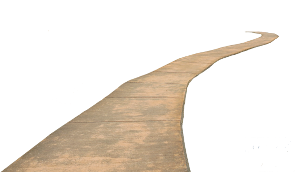 Дорожка на прозрачном фоне