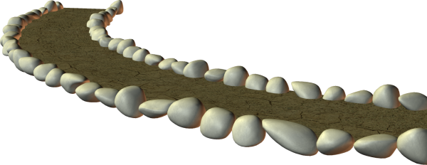 Дорожка на прозрачном фоне