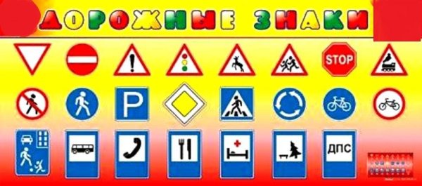 ПДД знаки для малышей