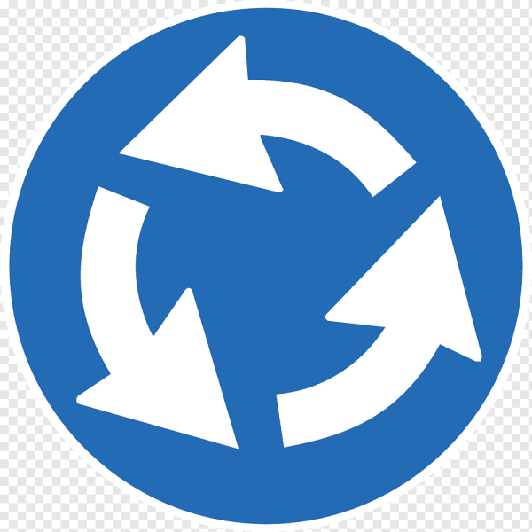 Дорожные знаки круговое движение