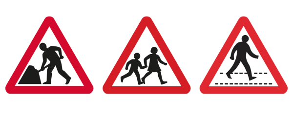 Дорожный знак осторожно дети