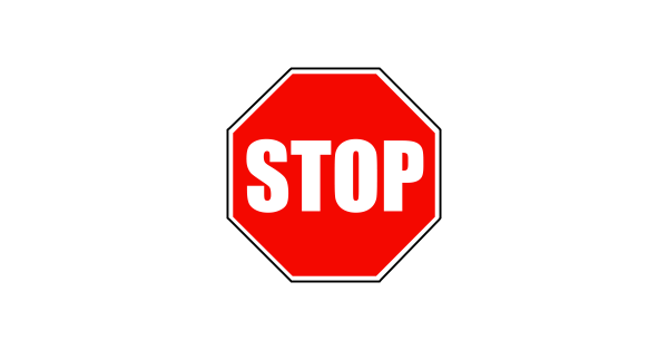 Дорожный знак stop