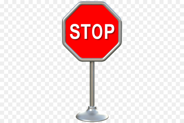 Знак stop на белом фоне