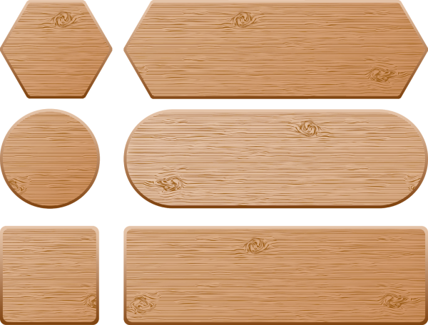 Деревянная дощечка для надписи