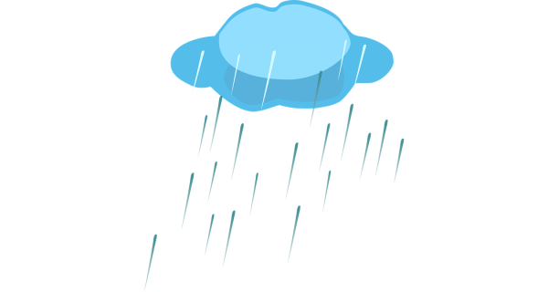 Карточка дождик