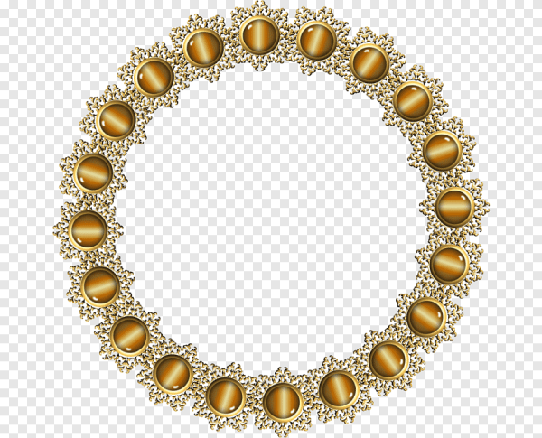 Круглая Жемчужная рамка