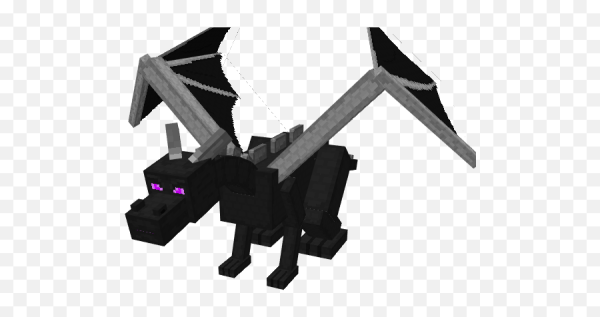 Майнкрафт дракон сбоку