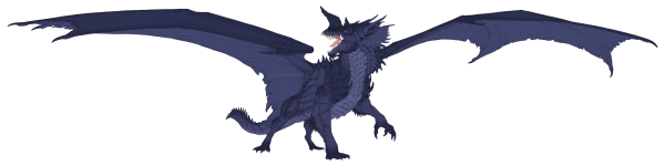 Аниме дракон на белом фоне