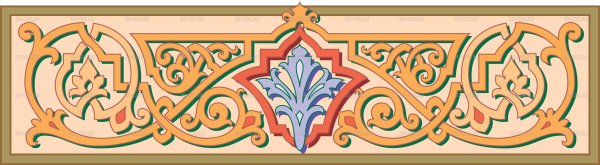 Древнерусский орнамент в полосе