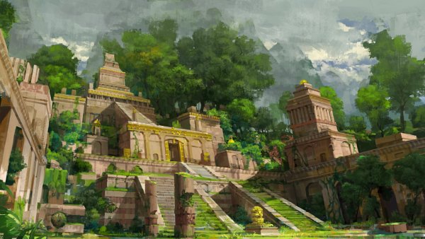 Деревня ацтеков концепт арт