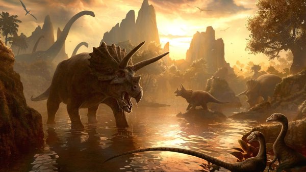 Трицератопс прогулки с динозаврами