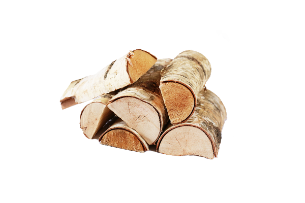 Дрова на белом фоне