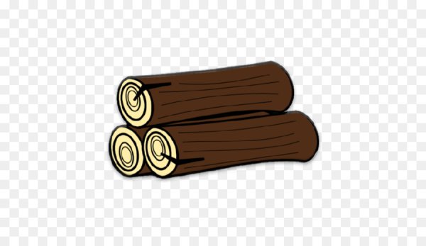 Полено нарисованное