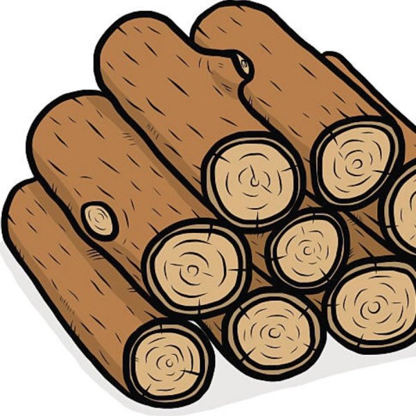 Бревно мультяшное