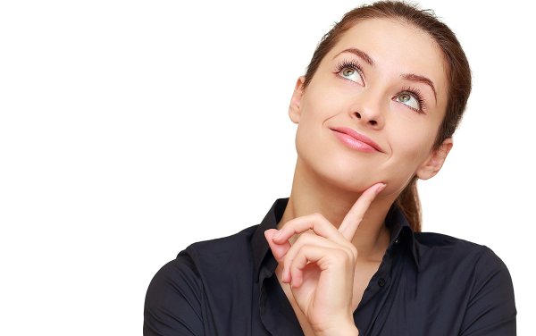 Офице в вопросом над головой