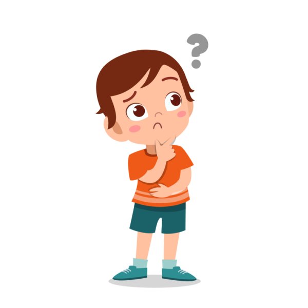 Ребенок думает вектор