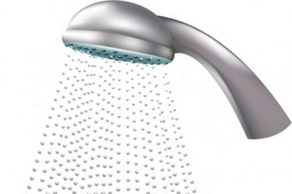 Душ на прозрачном фоне