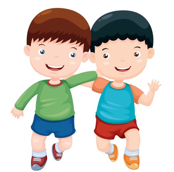 Два мальчика рисунок