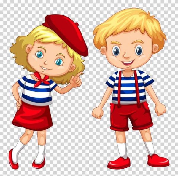 Изображение мальчика и девочки