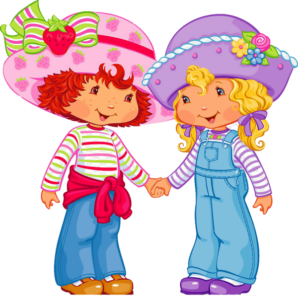 Две девочки мультяшные