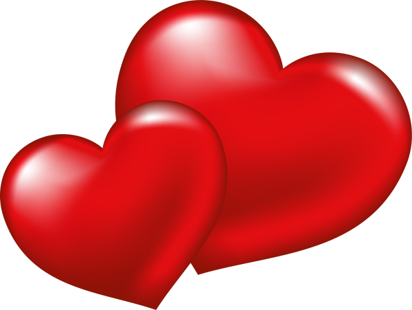 Два сердечка