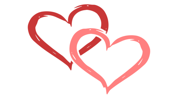 Два сердечка