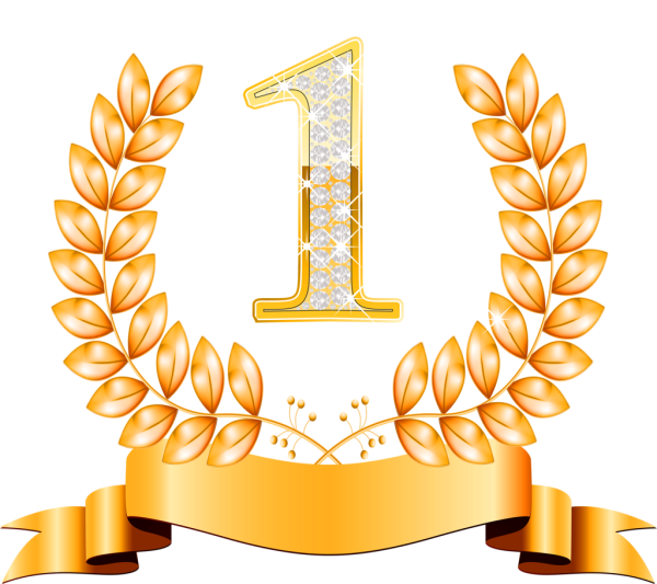 Первое место на прозрачном фоне