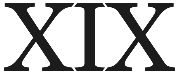 19 Век надпись