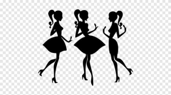 Три женских силуэта