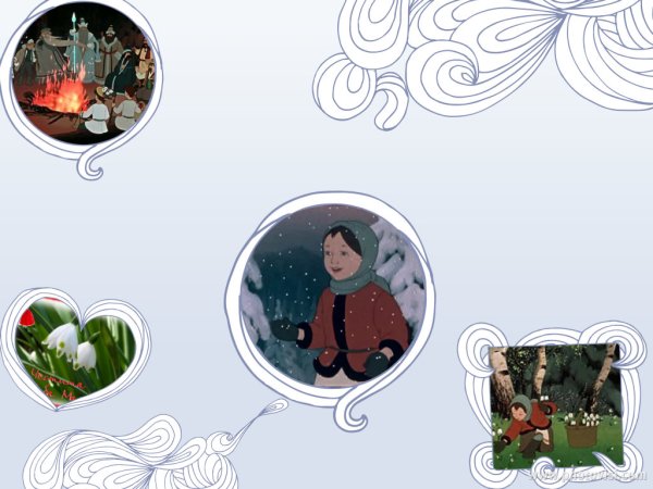 Коллаж двенадцать месяцев