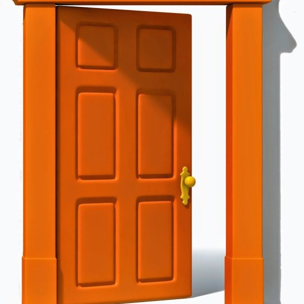 Дверь мультяшный