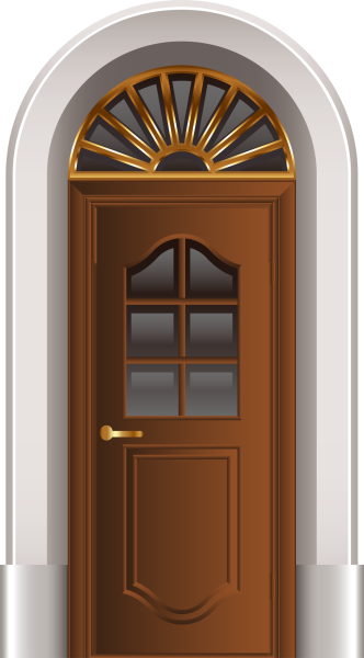 Прозрачная дверь