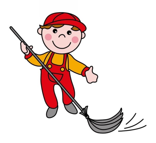 Дворник смешной для детей