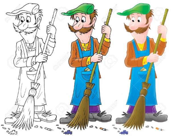 Дворник для детей