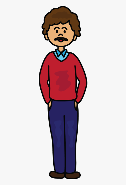 Взрослый человек рисунок для детей