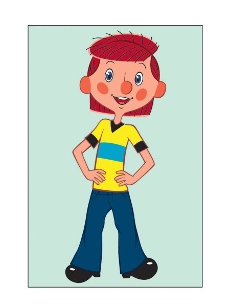 Дядя фёдор из Простоквашино рисунок