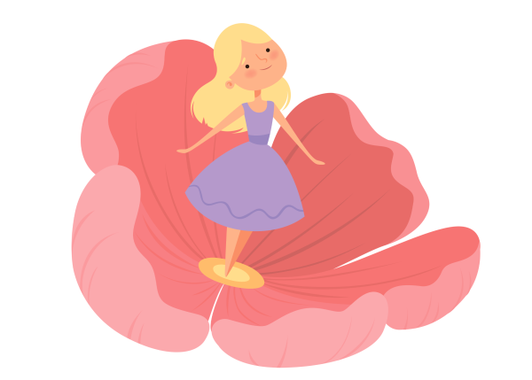 Дюймовочка без фона