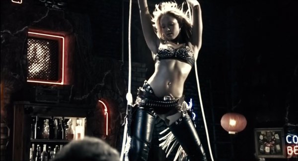 Джессика Альба город грехов 2 танец